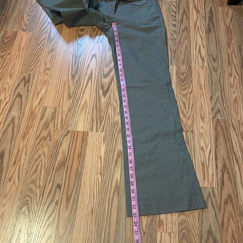NWTโ Y2K Tommy Hilfiger Flare Striped Trousers Pants, Low-rise, necktie belt, 2 - Picture 4 of 11